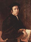 Jacopo Pontormo Portrat eines Musikers oil painting artist